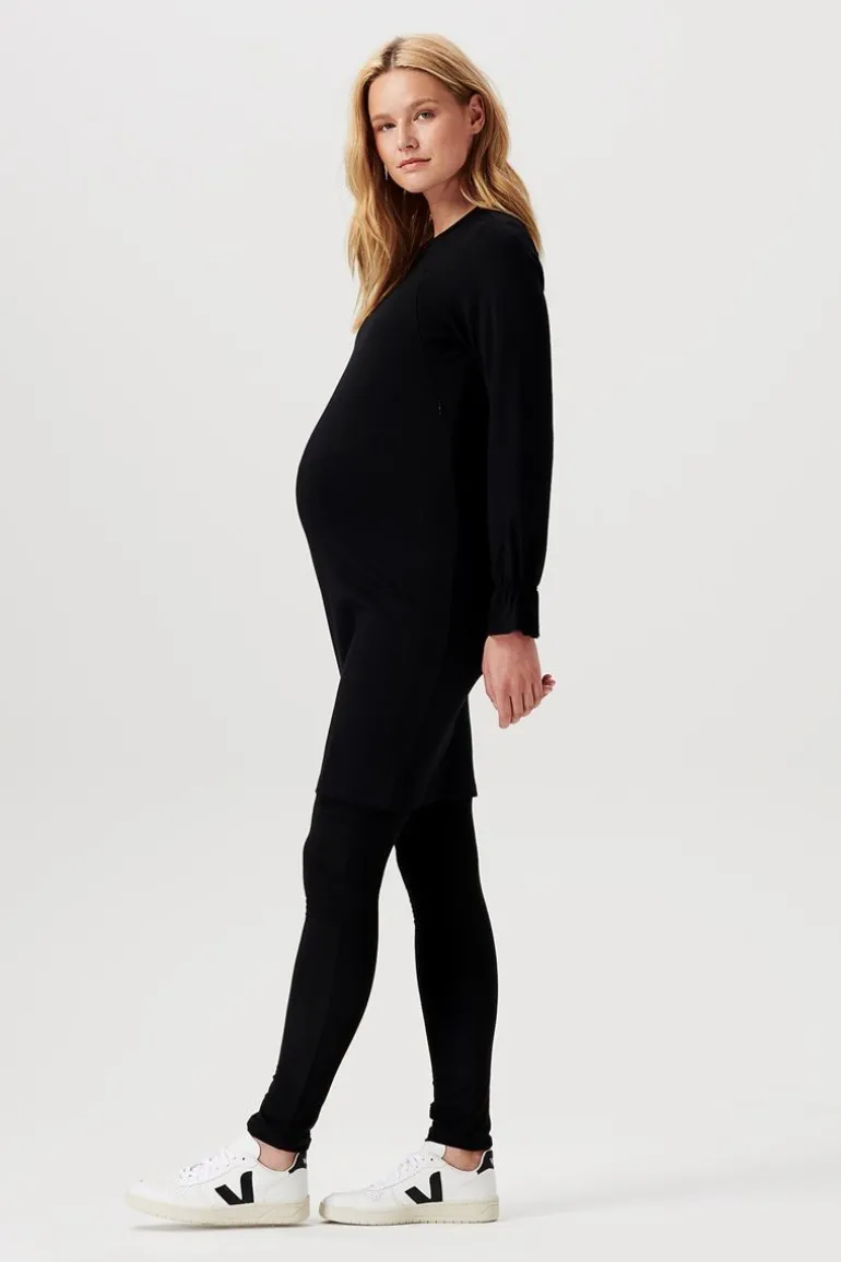 jurk_met_voedingsfunctie__14-40.webp Noppies Jurken | Jurken<Jurk Met Voedingsfunctie Pinole - Black