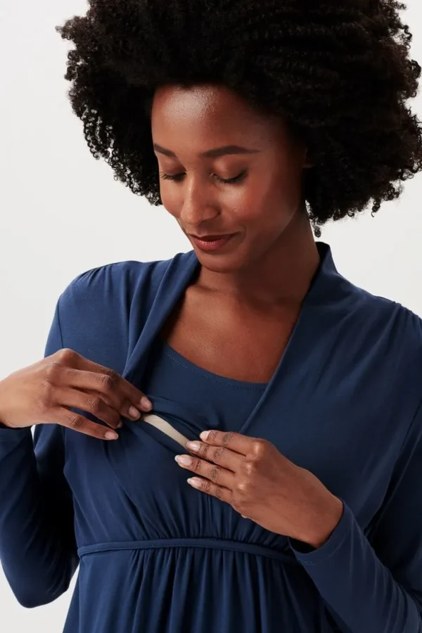 Noppies Jurken | Jurken<Jurk Met Voedingsfunctie - Dark Blue
