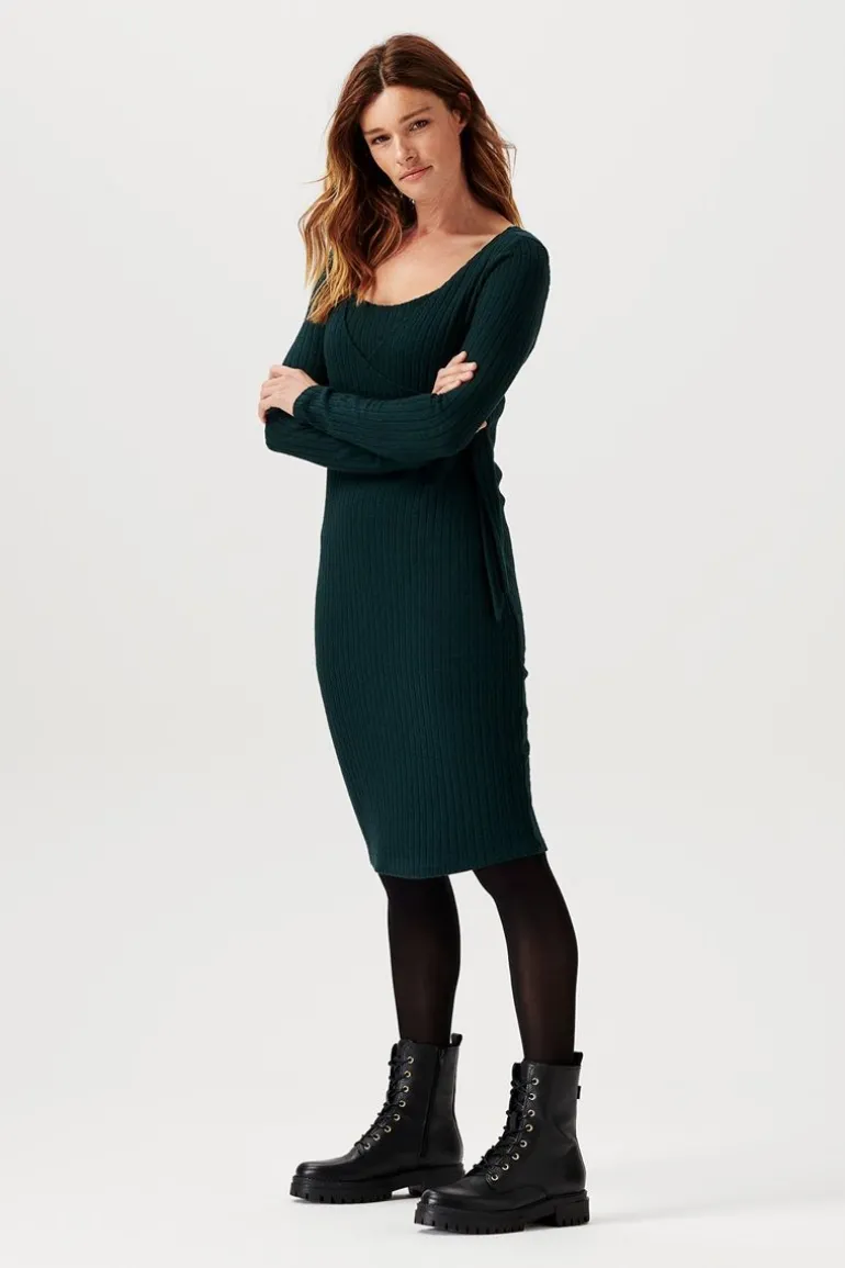 jurk_met_voedingsfunctie__16-34.webp Noppies Jurken | Jurken<Jurk Met Voedingsfunctie Redan - Green gables