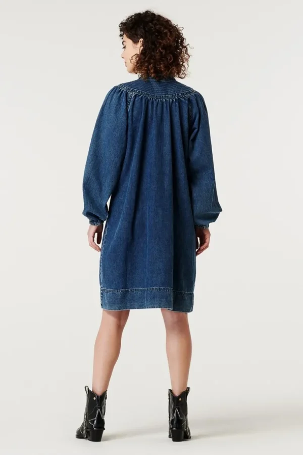 Noppies Jurken | Jurken<Jurk Met Voedingsfunctie Bowes - Blue Denim