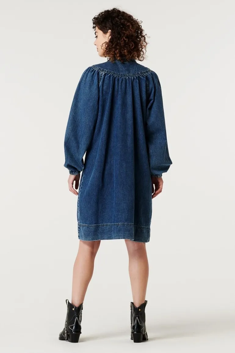 jurk_met_voedingsfunctie__2-176.webp Noppies Jurken | Jurken<Jurk Met Voedingsfunctie Bowes - Blue Denim