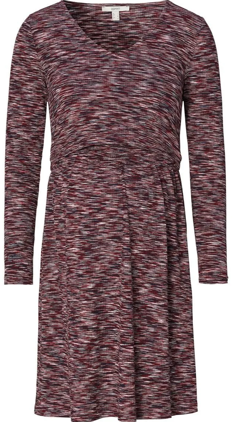 jurk_met_voedingsfunctie__2-18.webp Noppies Jurken | Jurken<Jurk Met Voedingsfunctie - Plum red