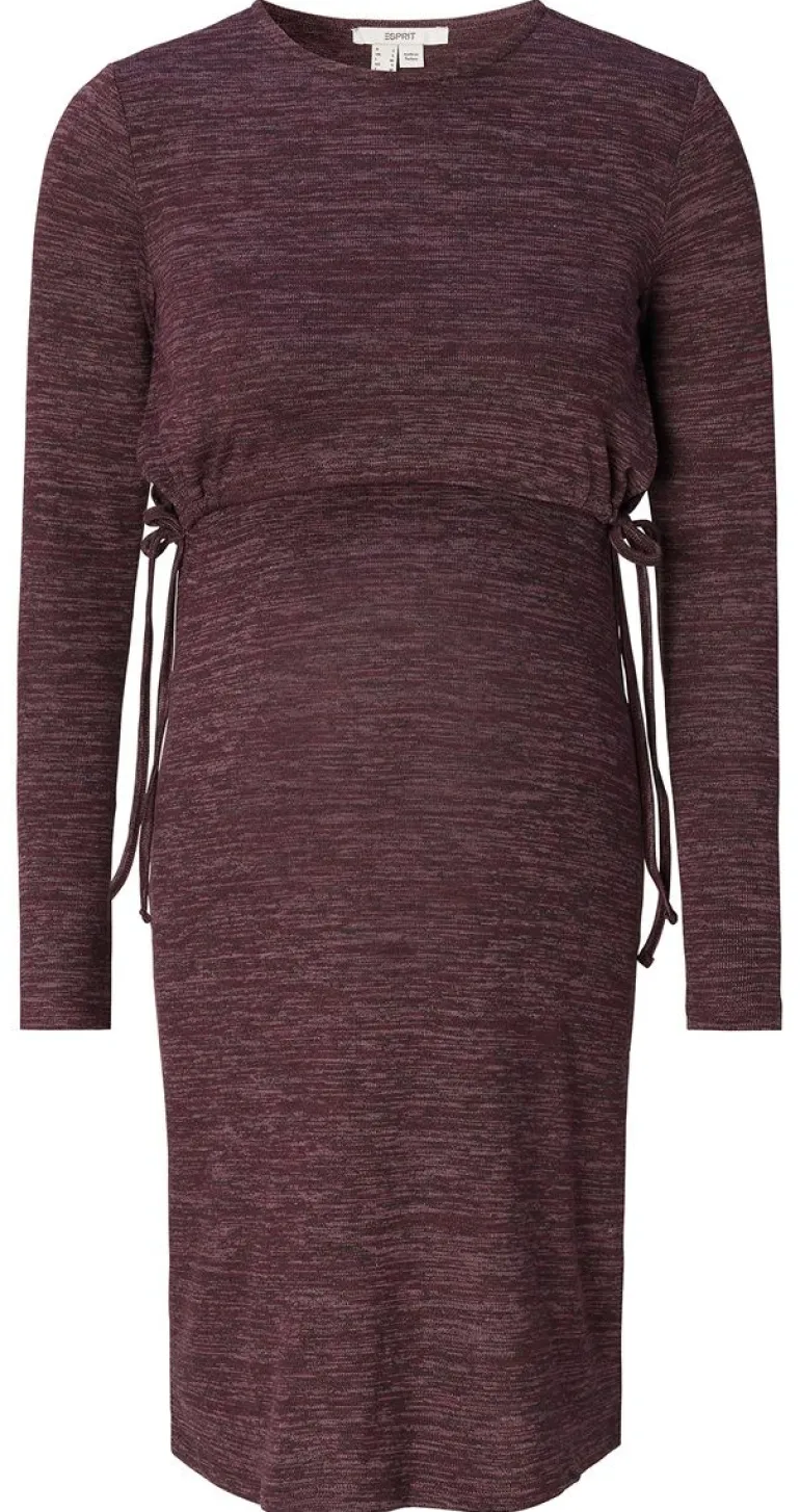 jurk_met_voedingsfunctie__2-65.webp Noppies Jurken | Jurken<Jurk Met Voedingsfunctie - Plum Brown