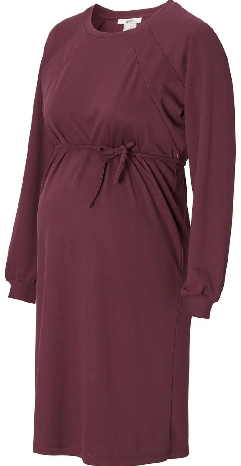 jurk_met_voedingsfunctie__4-135.webp Noppies Jurken | Jurken<Jurk Met Voedingsfunctie - Plum Brown