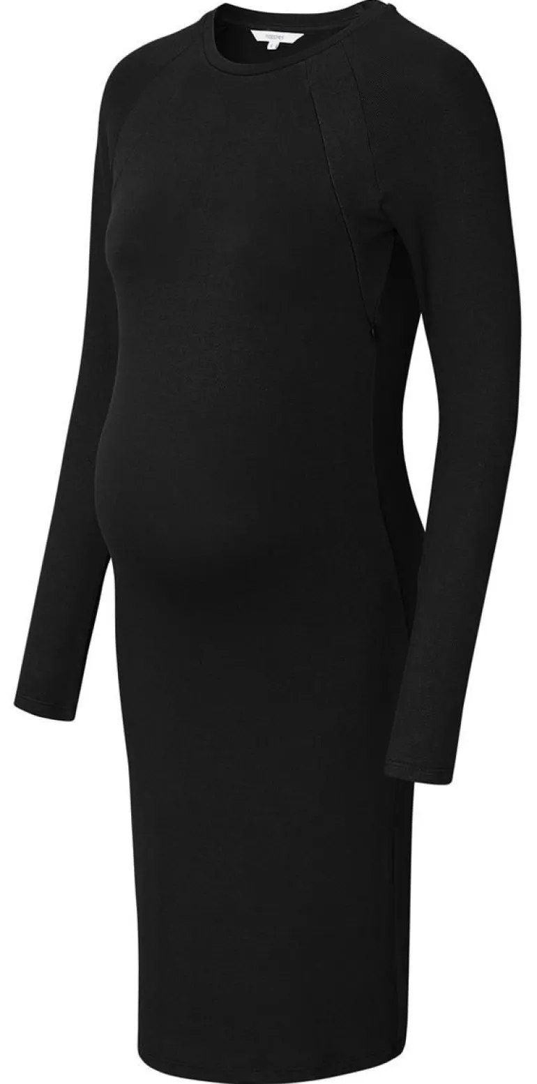 jurk_met_voedingsfunctie__4-90.webp Noppies Jurken | Jurken<Jurk Met Voedingsfunctie Zane - Black