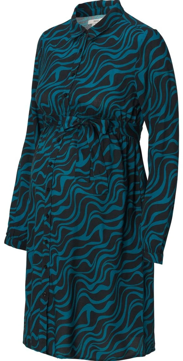 jurk_met_voedingsfunctie__4-91.webp Noppies Jurken | Jurken<Jurk Met Voedingsfunctie - Blue Coral