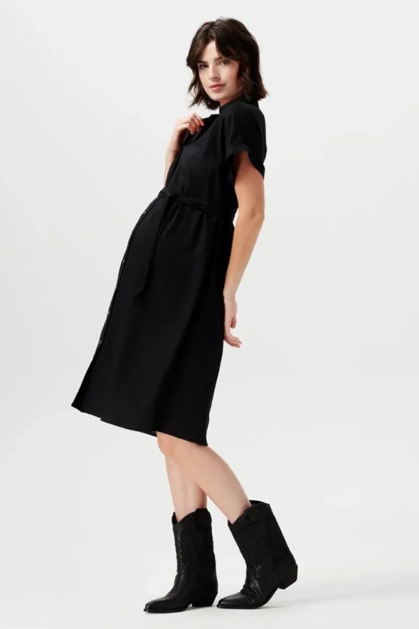 Noppies Jurken | Jurken<Jurk Met Voedingsfunctie Hackberry - Black