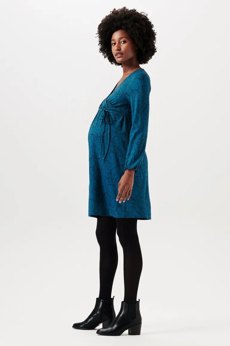 jurk_met_voedingsfunctie__5-135.webp Noppies Jurken | Jurken<Jurk Met Voedingsfunctie - Blue Coral