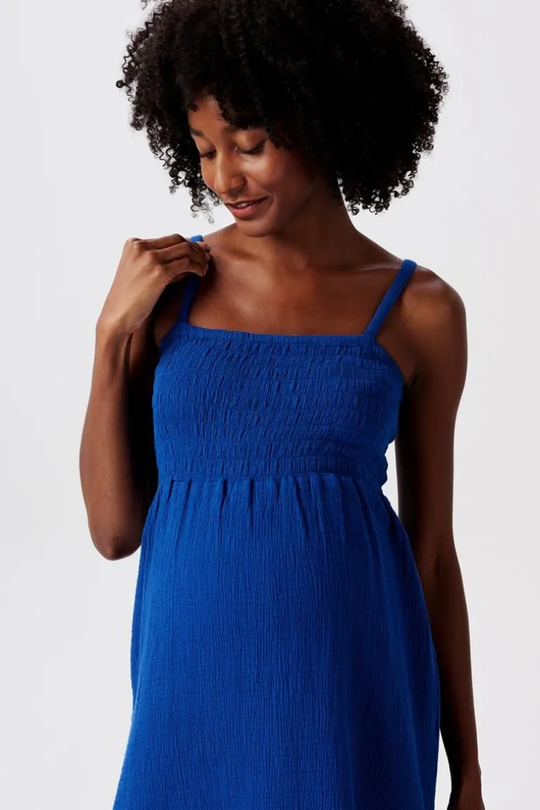 jurk_met_voedingsfunctie__5-167.webp Noppies Jurken | Jurken<Jurk Met Voedingsfunctie - Electric Blue