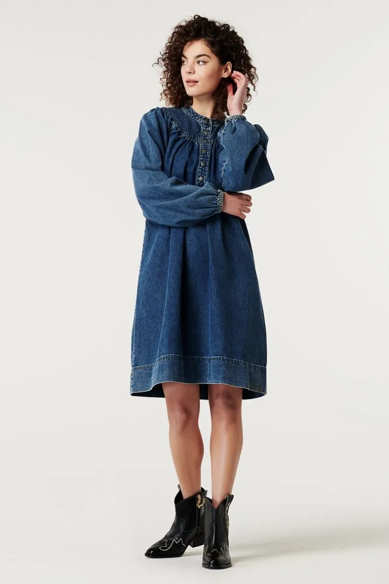 jurk_met_voedingsfunctie__5-169.webp Noppies Jurken | Jurken<Jurk Met Voedingsfunctie Bowes - Blue Denim
