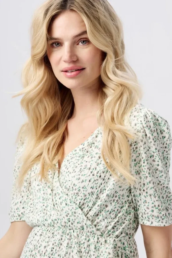 Noppies Jurken | Jurken<Jurk Met Voedingsfunctie Jaelynn - Cream minimal flower