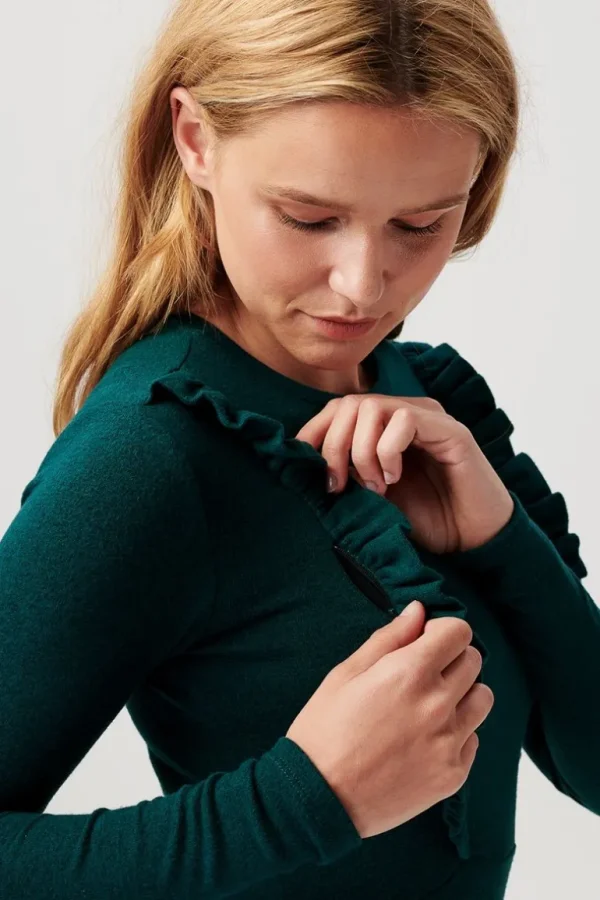 Noppies Jurken | Jurken<Jurk Met Voedingsfunctie Paducah - Deep Teal