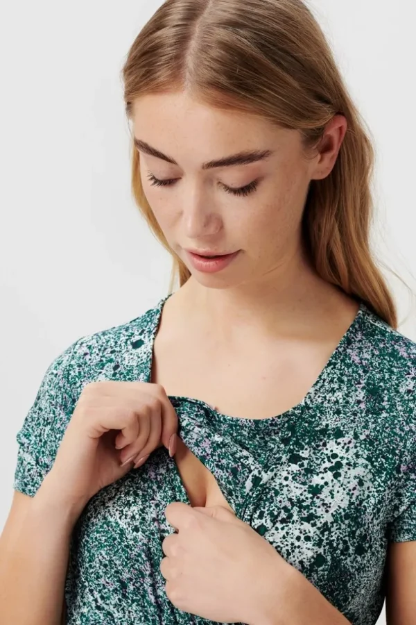 Noppies Jurken | Jurken<Jurk Met Voedingsfunctie - Pastel Blue