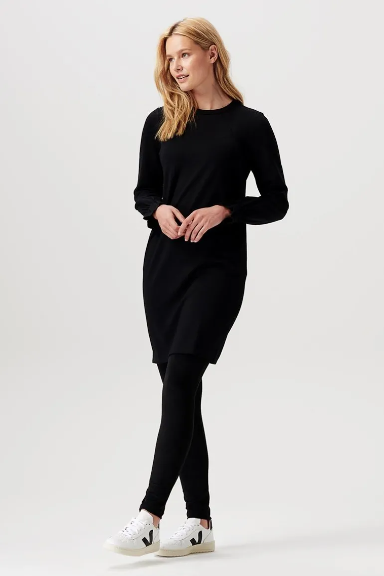 jurk_met_voedingsfunctie__7-104.webp Noppies Jurken | Jurken<Jurk Met Voedingsfunctie Pinole - Black