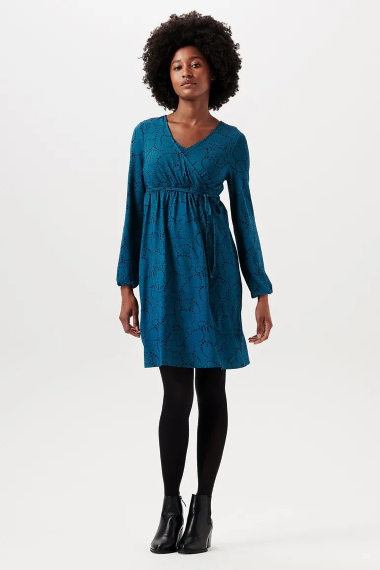 jurk_met_voedingsfunctie__7-133.webp Noppies Jurken | Jurken<Jurk Met Voedingsfunctie - Blue Coral
