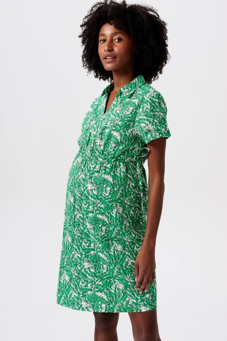 jurk_met_voedingsfunctie__7-152.webp Noppies Jurken | Jurken<Jurk Met Voedingsfunctie - Bright green