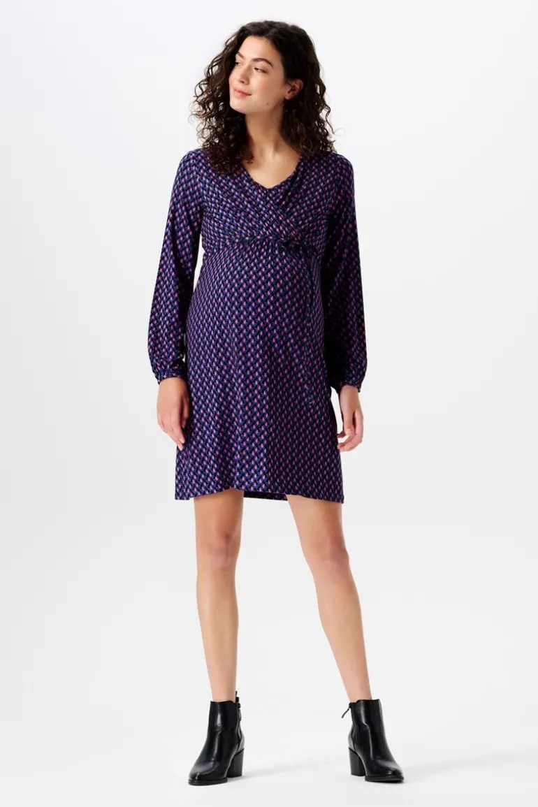 jurk_met_voedingsfunctie__7-20.webp Noppies Jurken | Jurken<Jurk Met Voedingsfunctie - Royal Blue