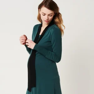 Noppies Jurken | Jurken<Jurk Met Voedingsfunctie - Dark Teal Green