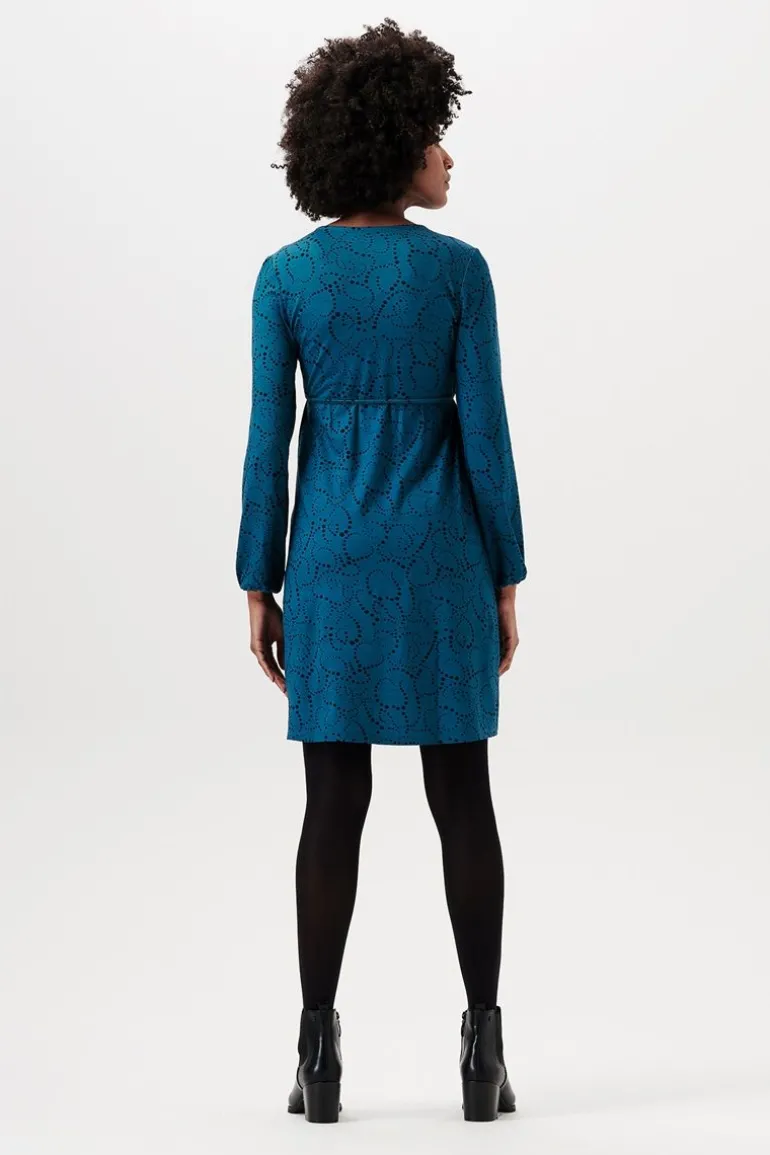 jurk_met_voedingsfunctie__9-130.webp Noppies Jurken | Jurken<Jurk Met Voedingsfunctie - Blue Coral