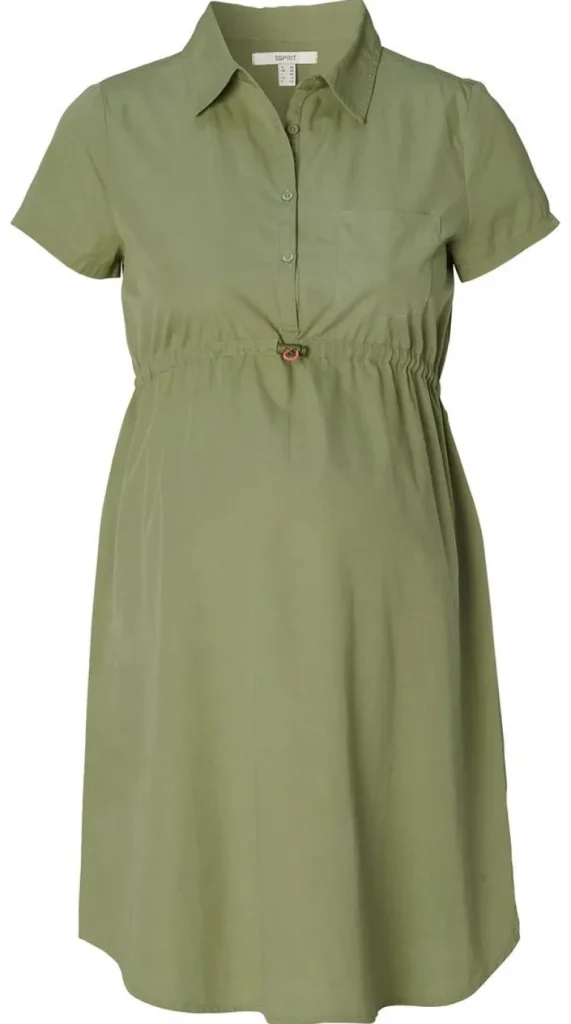 Noppies Jurken | Jurken<Jurk Met Voedingsfunctie - Olive Green