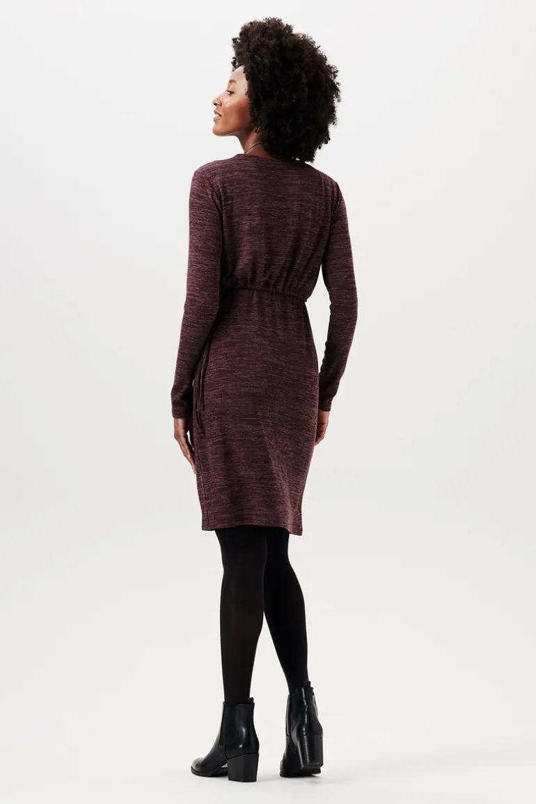 jurk_met_voedingsfunctie__9-59.webp Noppies Jurken | Jurken<Jurk Met Voedingsfunctie - Plum Brown