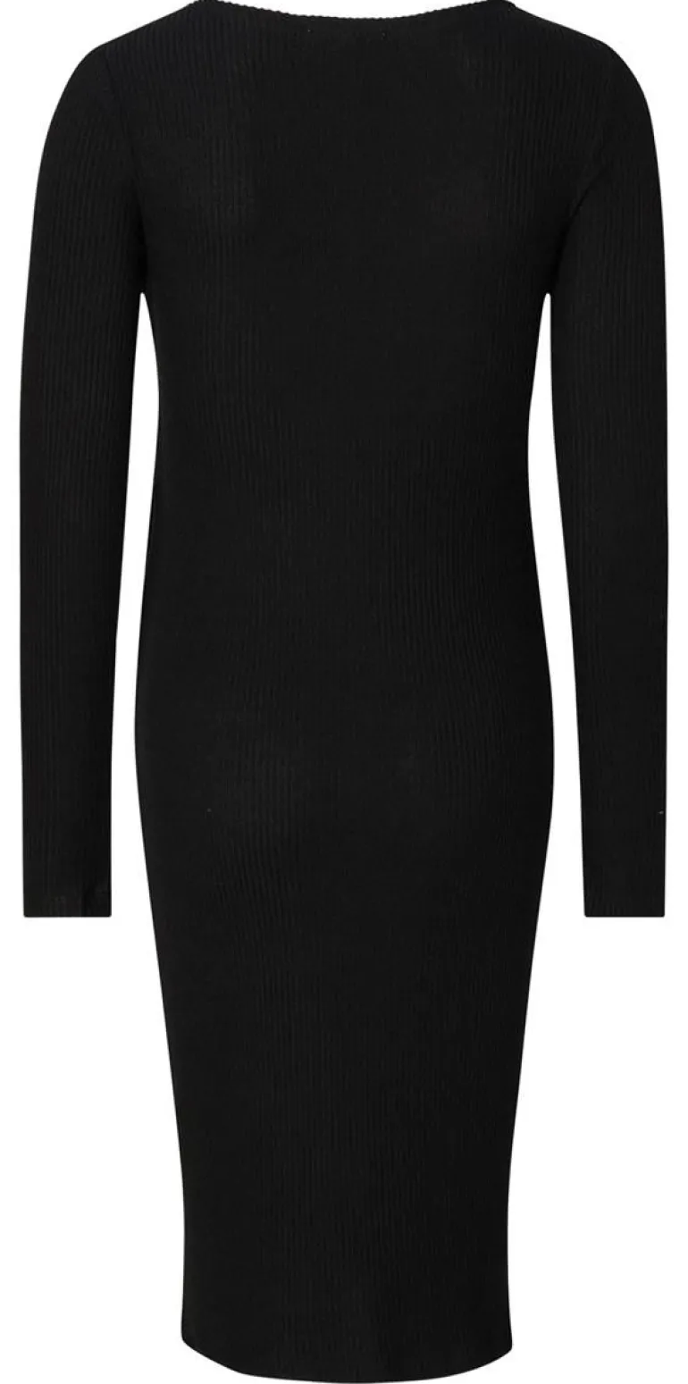 jurk_met_voedingsfunctie__9-76.webp Noppies Jurken | Jurken<Jurk Met Voedingsfunctie Asa Ultra Soft Nursing Dress - Black