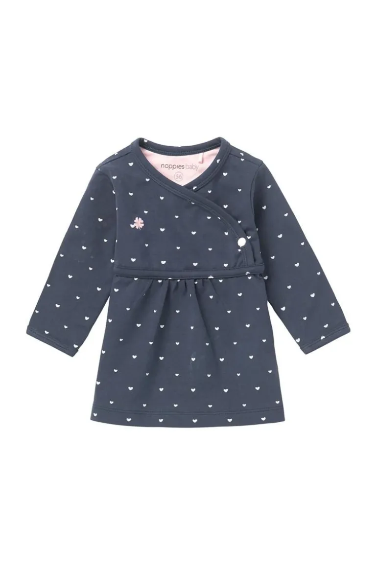 jurk_nevada__navy_0.webp Noppies Jurken | Basics<Jurk Nevada - Navy