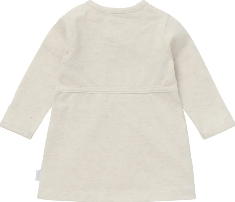 jurk_nevada__oatmeal_1.webp Noppies Jurken | Basics<Jurk Nevada - Oatmeal