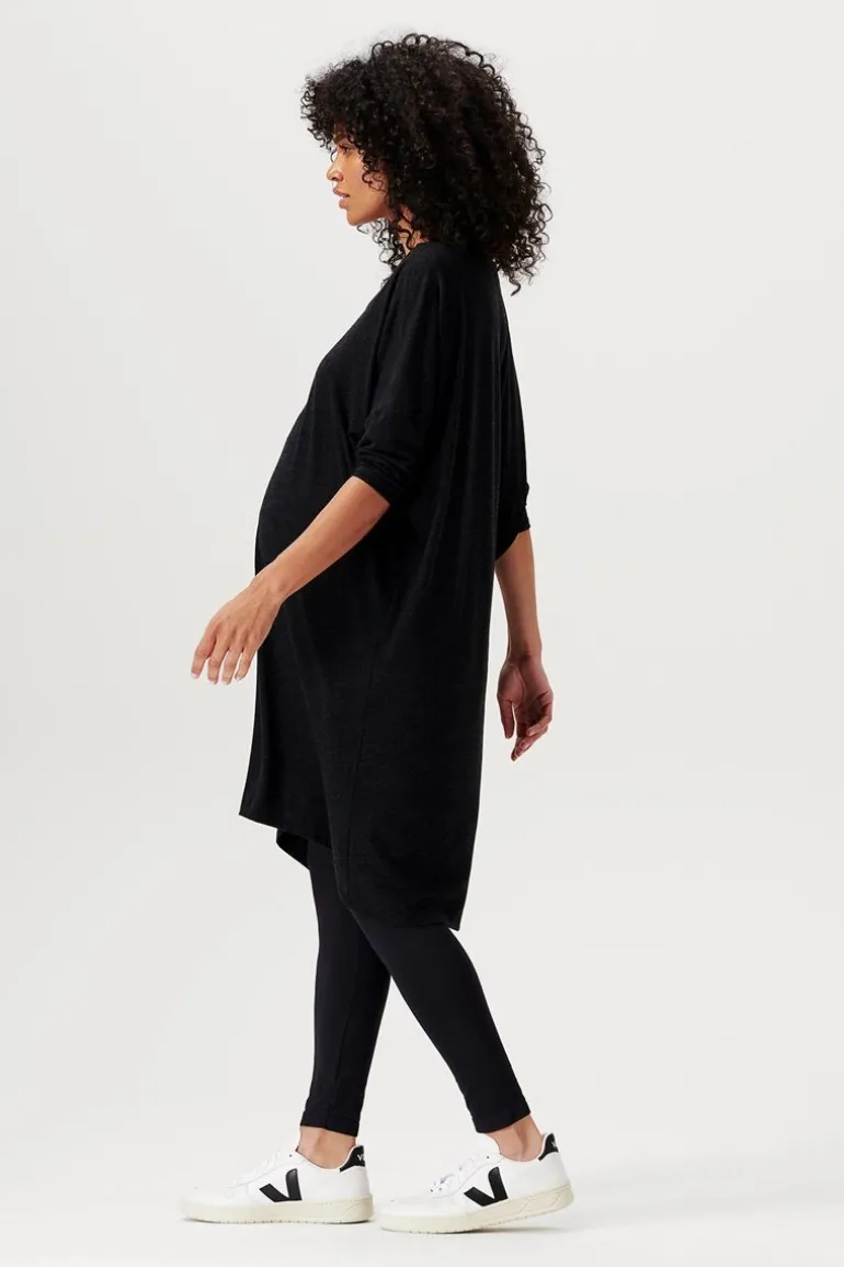 jurk_olivet__grey_melange_5.webp Noppies Jurken<Jurk Olivet - Grey Melange