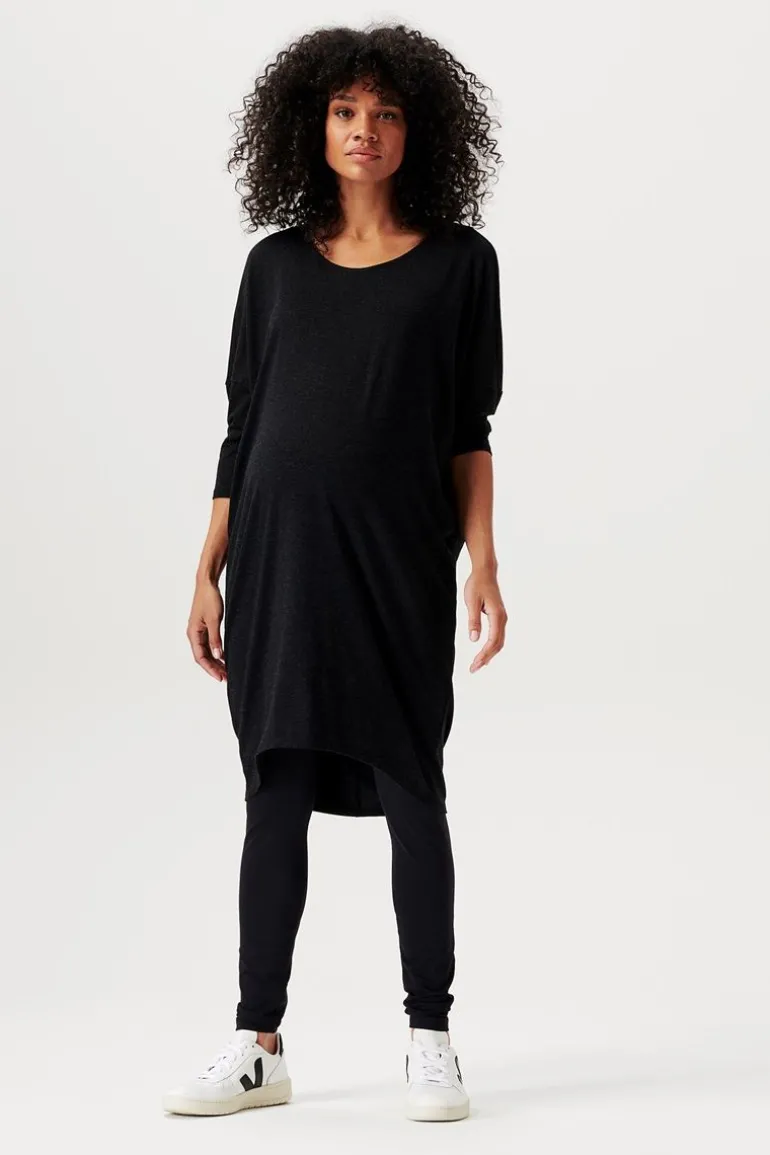jurk_olivet__grey_melange_7.webp Noppies Jurken<Jurk Olivet - Grey Melange