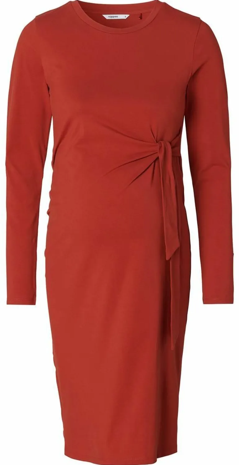 jurk_sievi__red_ochre_8.webp Noppies Jurken<Jurk Sievi - Red Ochre