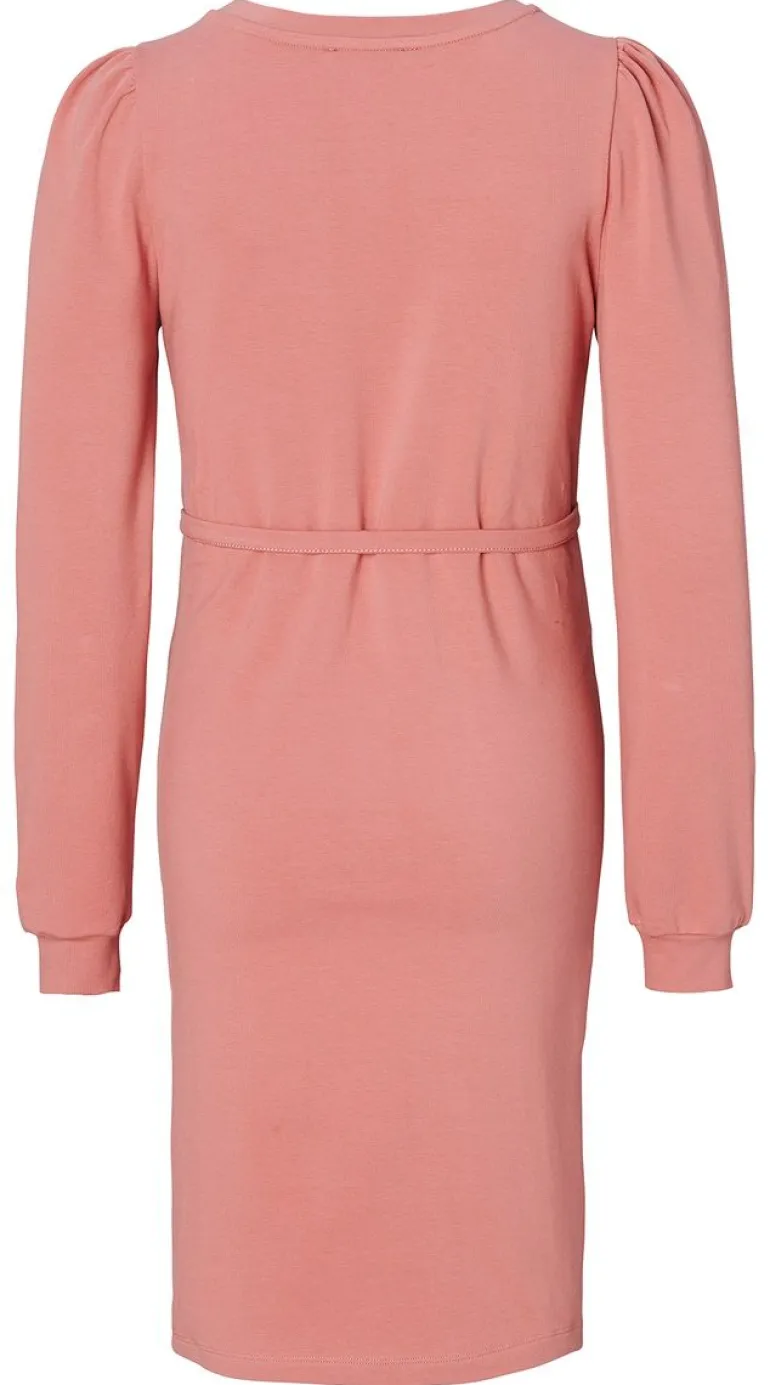 jurk_sweat_mahogany__ligh_1.webp Noppies Jurken<Jurk Sweat Mahogany - Light Mahogany
