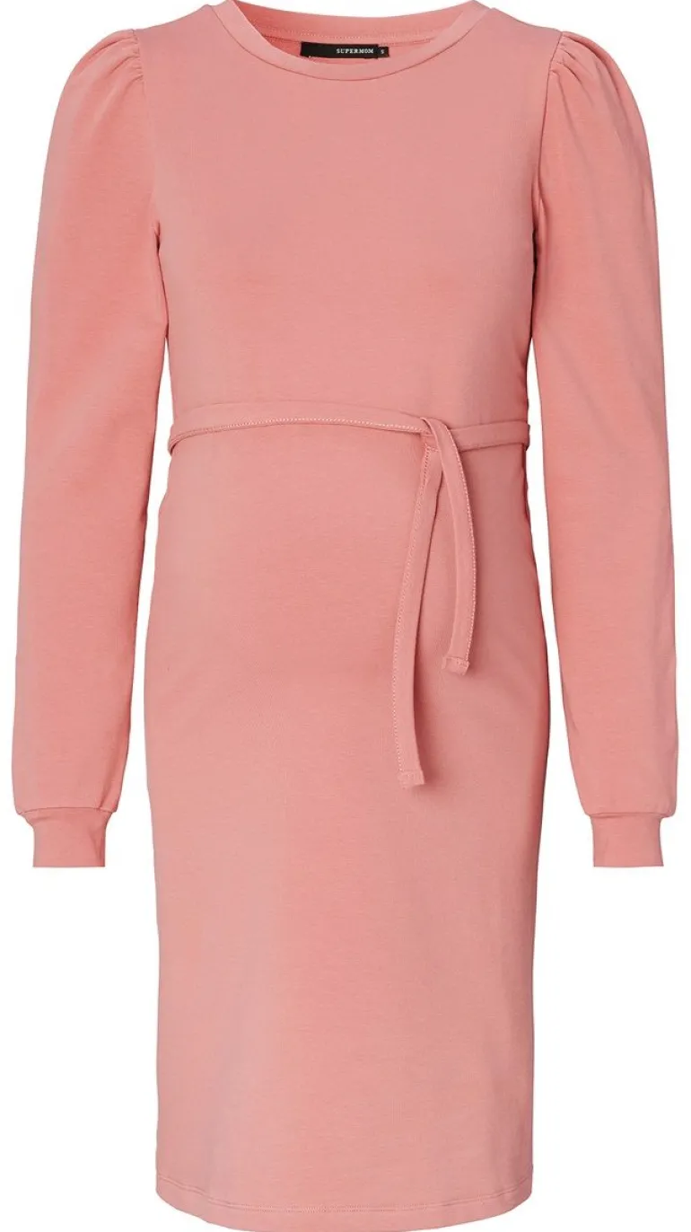 jurk_sweat_mahogany__ligh_3.webp Noppies Jurken<Jurk Sweat Mahogany - Light Mahogany