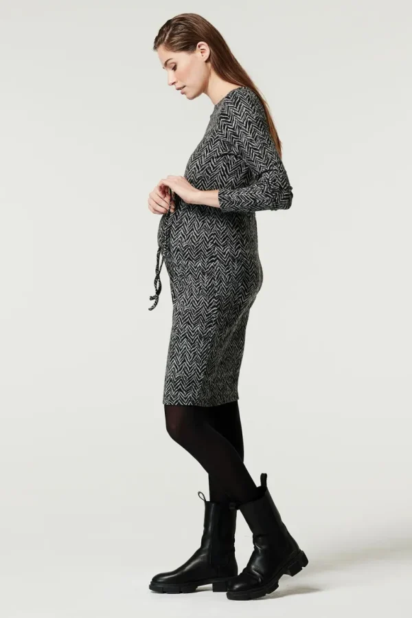 Noppies Jurken<Jurk V-print - Grey Melange