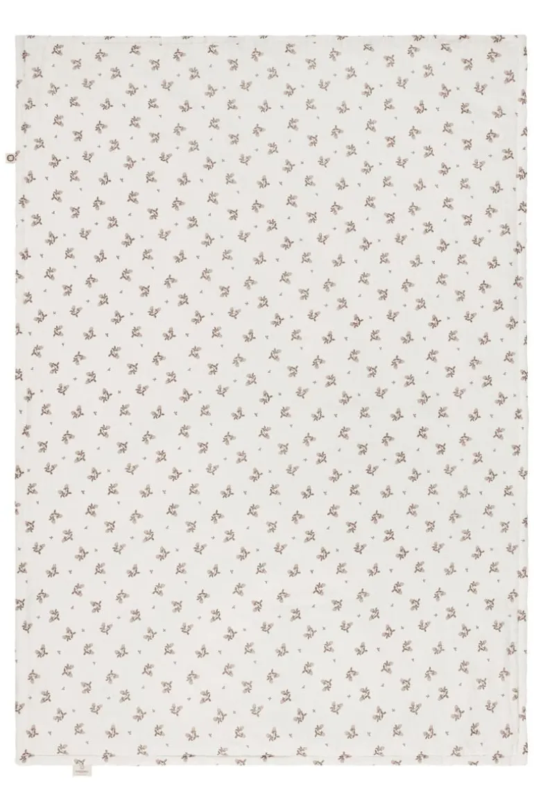 ledikant_deken_blooming_c_1-1.webp Noppies Dekens | Babykamer<Ledikant Deken Blooming Clover 100x140 Cm - Jet Stream