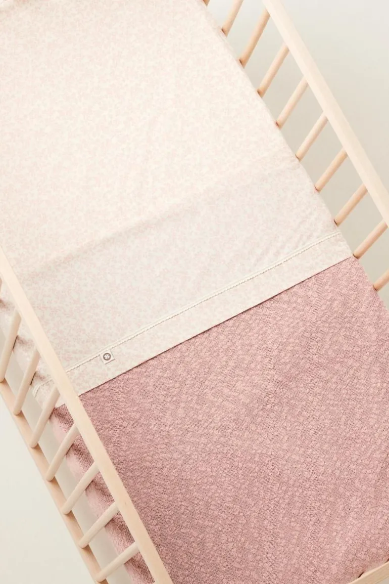 ledikant_deken_melange_kn_0-1.webp Noppies Dekens | Babykamer<Ledikant Deken Melange Knit 100x140 Cm - Misty Rose
