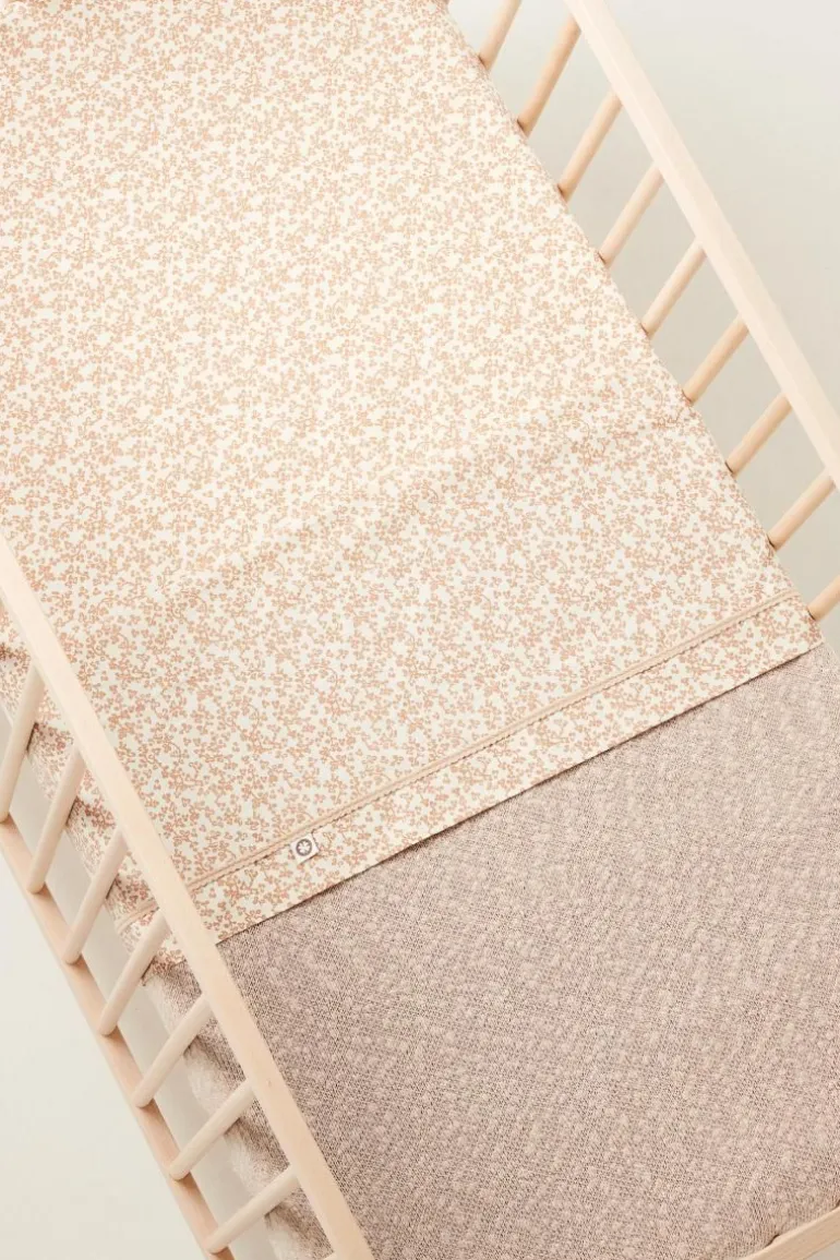 ledikant_deken_melange_kn_0-2.webp Noppies Dekens | Babykamer<Ledikant Deken Melange Knit 100x140 Cm - Oxford Tan