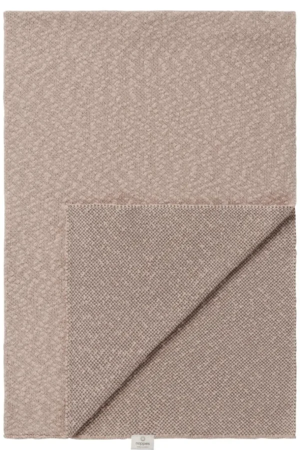 Noppies Dekens | Babykamer<Ledikant Deken Melange Knit 100x140 Cm - Oxford Tan