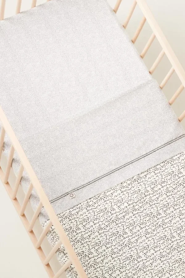 Noppies Dekens | Babykamer<Ledikant Deken Teddy Fancy Dot 100x140 Cm - Jet Stream
