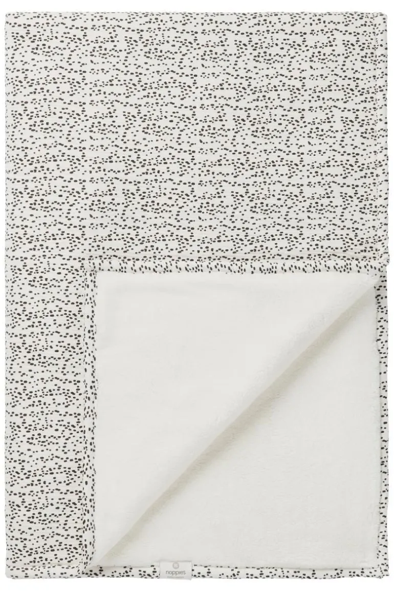ledikant_deken_teddy_fanc_14.webp Noppies Dekens | Babykamer<Ledikant Deken Teddy Fancy Dot 100x140 Cm - Jet Stream