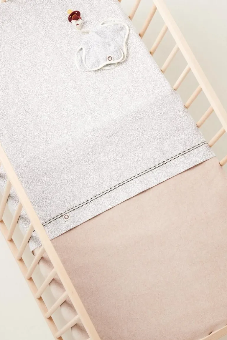 ledikant_laken_tiny_dot_x_0-1.webp Noppies Lakens | Babykamer<Ledikant Laken Tiny Dot 110x140 Cm - Jet Stream