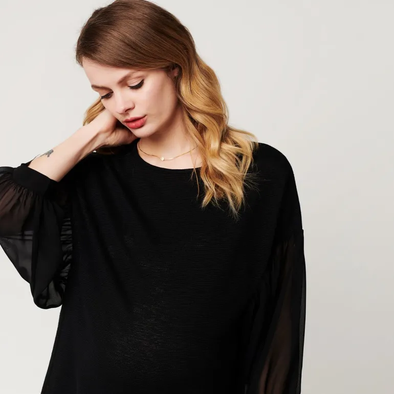 longsleeve__black_3.webp Noppies Shirts<Longsleeve - Black