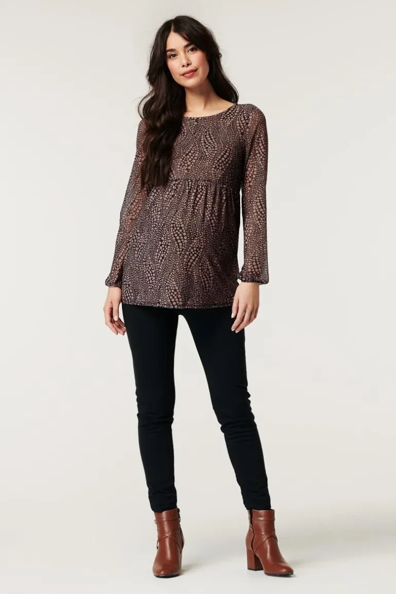 longsleeve__brown_7.webp Noppies Shirts | Shirts<Longsleeve - Brown