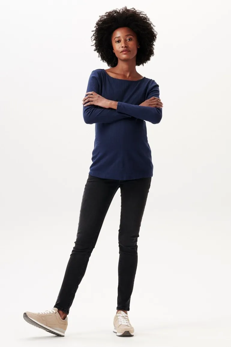 longsleeve__dark_blue_0.webp Noppies Shirts<Longsleeve - Dark Blue