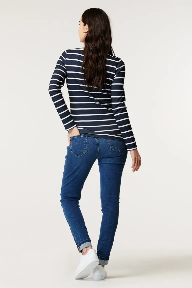 longsleeve__dark_blue_7-1.webp Noppies Shirts<Longsleeve - Dark Blue