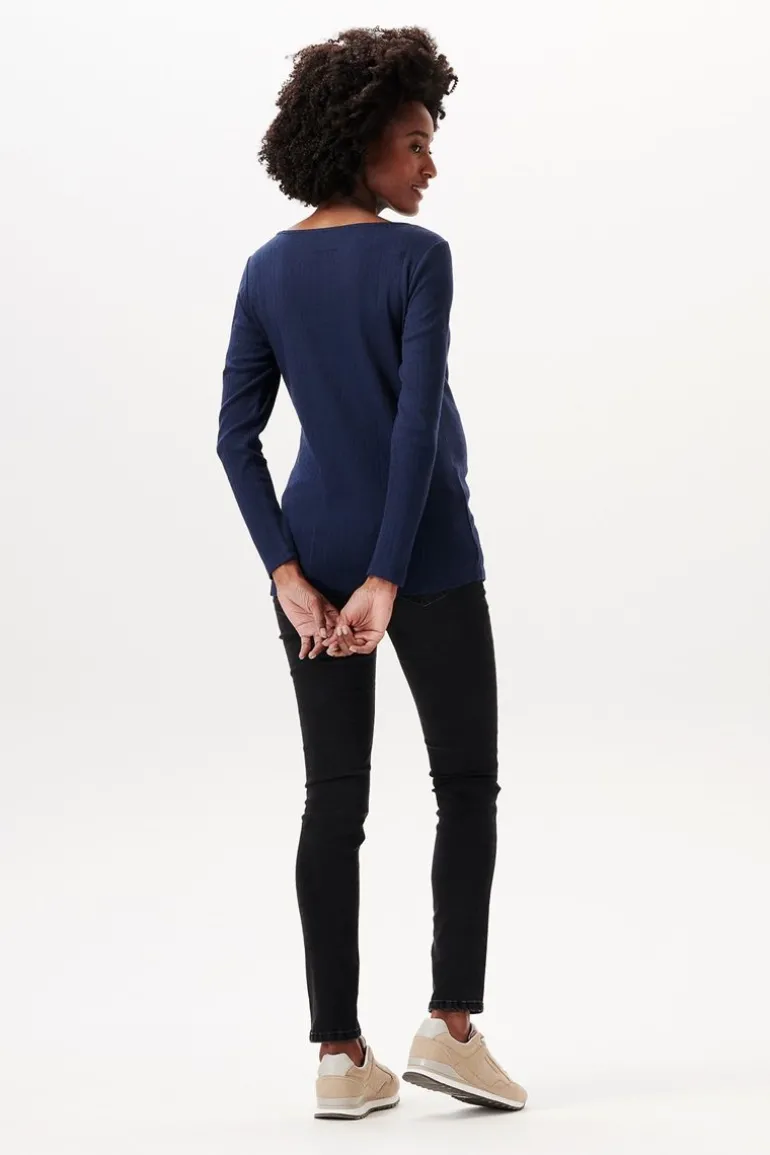 longsleeve__dark_blue_7.webp Noppies Shirts<Longsleeve - Dark Blue