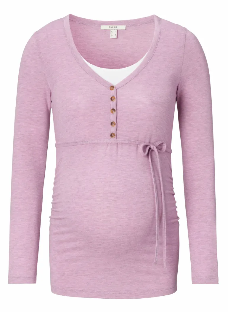 longsleeve__pale_purple_2.webp Noppies Shirts | Shirts<Longsleeve - Pale Purple