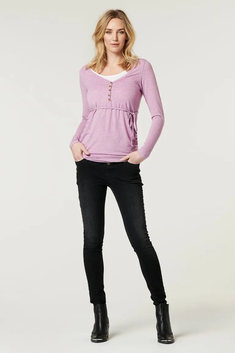 longsleeve__pale_purple_6.webp Noppies Shirts | Shirts<Longsleeve - Pale Purple