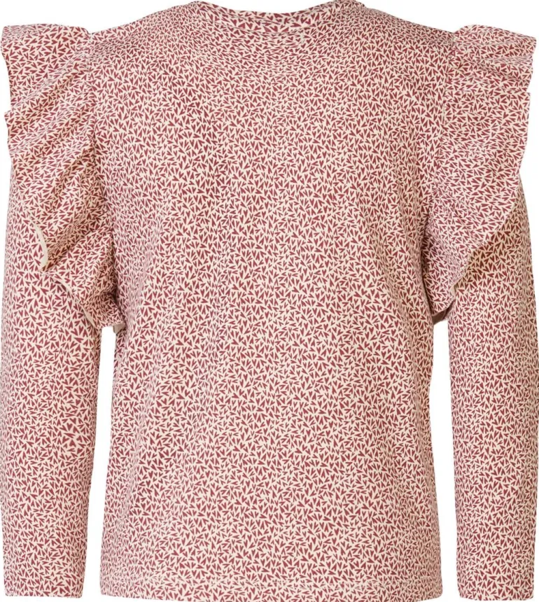 longsleeve_albemarie__oxb_3.webp Noppies Shirts<Longsleeve Albemarie - Oxblood Red