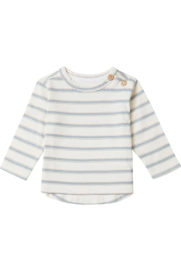 longsleeve_beckett__white_3.webp Noppies Shirts<Longsleeve Beckett - Whitecap Gray